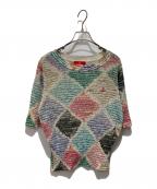 Vivienne Westwood RED LABELヴィヴィアンウエストウッドレッドレーベル）の古着「S/S総柄ニット」｜マルチカラー