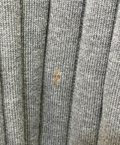 DOLCE & GABBANA（ドルチェ＆ガッバーナ）DOLCE & GABBANA (ドルチェ＆ガッバーナ) Vネックリブニット グレー サイズ:46の古着・服飾アイテム