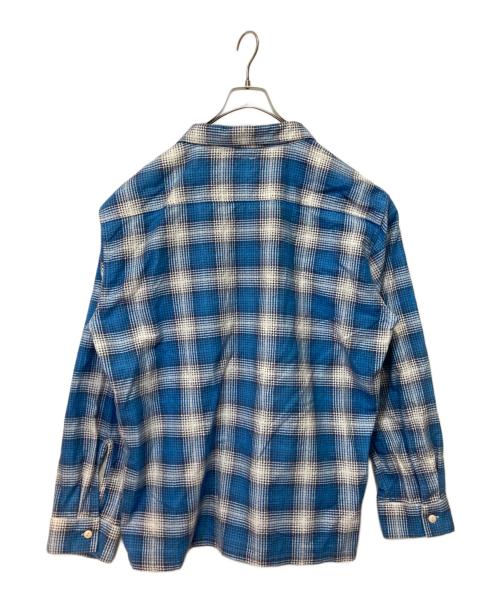 TENDERLOIN（テンダーロイン）TENDERLOIN (テンダーロイン) オープンカラーシャツ ブルー サイズ:XLの古着・服飾アイテム