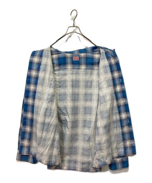 TENDERLOIN（テンダーロイン）TENDERLOIN (テンダーロイン) オープンカラーシャツ ブルー サイズ:XLの古着・服飾アイテム