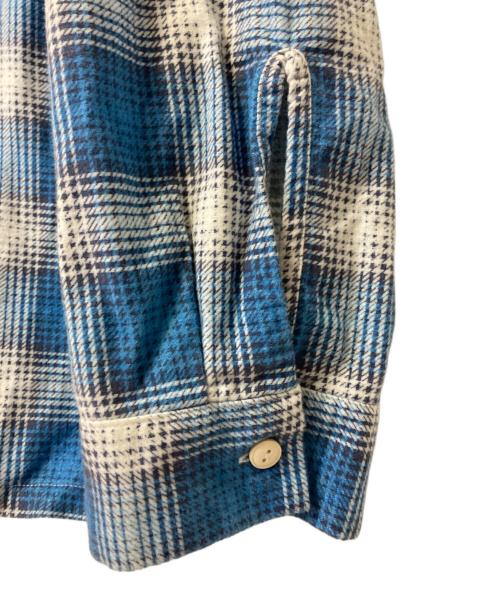 TENDERLOIN（テンダーロイン）TENDERLOIN (テンダーロイン) オープンカラーシャツ ブルー サイズ:XLの古着・服飾アイテム