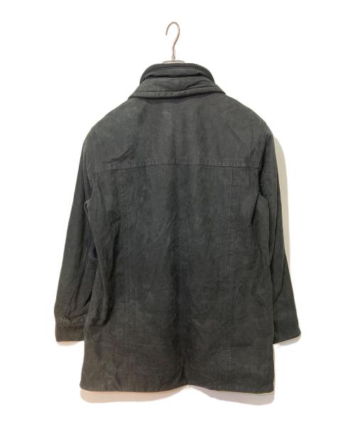 BOSS（ボス）BOSS (ボス) ムートンハーフコート ブラック サイズ:52の古着・服飾アイテム