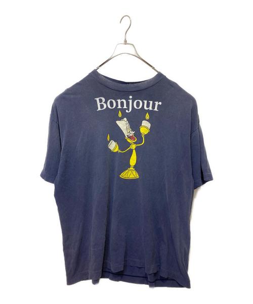 SAINT MICHAEL（セントマイケル）SAINT MICHAEL (セントマイケル) DISNEY (ディズニー) BONJOUR DSN SS TEE ネイビー サイズ:XXLの古着・服飾アイテム