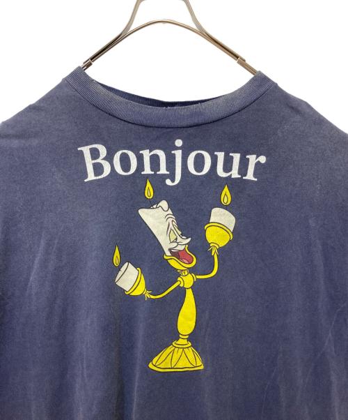 SAINT MICHAEL（セントマイケル）SAINT MICHAEL (セントマイケル) DISNEY (ディズニー) BONJOUR DSN SS TEE ネイビー サイズ:XXLの古着・服飾アイテム