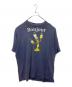 SAINT MICHAEL（セントマイケル）の古着「BONJOUR DSN SS TEE」｜ネイビー