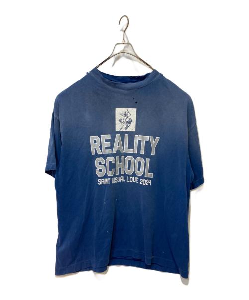 SAINT MICHAEL（セントマイケル）SAINT MICHAEL (セントマイケル) REALITY SCHOOL SS TEE ネイビー サイズ:XXLの古着・服飾アイテム