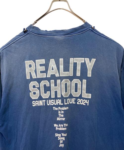 SAINT MICHAEL（セントマイケル）SAINT MICHAEL (セントマイケル) REALITY SCHOOL SS TEE ネイビー サイズ:XXLの古着・服飾アイテム