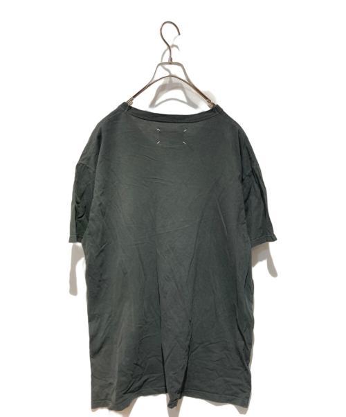 Maison Margiela（メゾンマルジェラ）Maison Margiela (メゾンマルジェラ) スタンプロゴTシャツ ブラック サイズ:XLの古着・服飾アイテム
