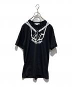 COMME des GARCONS SHIRTコムデギャルソンシャツ）の古着「コラボプリントTee」｜ブラック