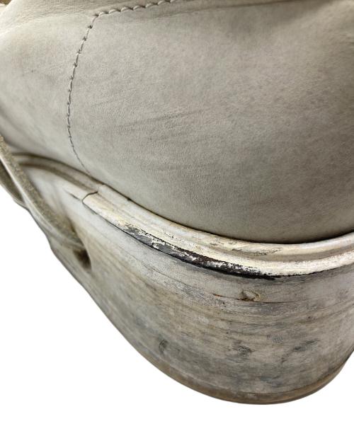 DIRK BIKKEMBERGS（ダークビッケンバーグ）DIRK BIKKEMBERGS (ダークビッケンバーグ) プラットフォームレザーブーツ ホワイト サイズ:41 1/2の古着・服飾アイテム