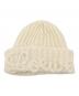 LOEWE (ロエベ) モヘアブレンドニット帽 ホワイト：28000円
