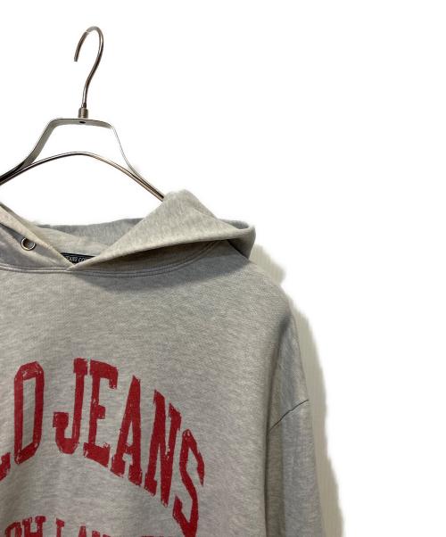 POLO JEANS CO.（ポロジーンズカンパニー）POLO JEANS CO. (ポロジーンズカンパニー) プリントパーカー グレー サイズ:XLの古着・服飾アイテム