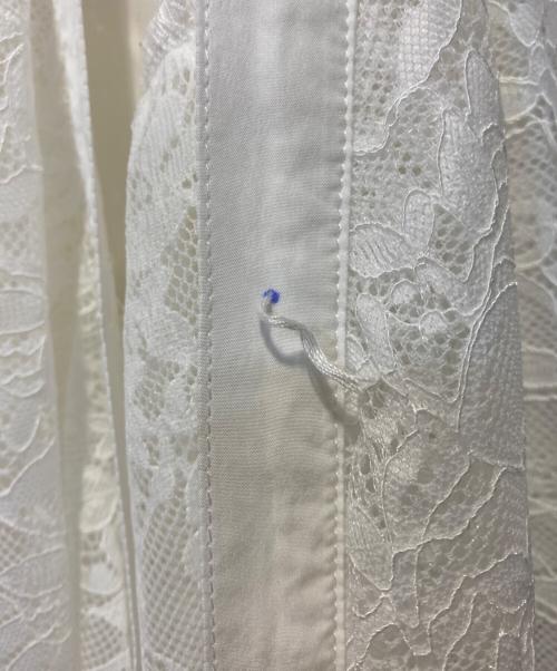 willfully（ウィルフリー）willfully (ウィルフリー) lace slit ruffle frill tiered skirt ホワイト サイズ:FREEの古着・服飾アイテム