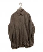 ERMENEGILDO ZEGNAエルメネジルド・ゼニア）の古着「ボタンダウンシャツ」｜グレー