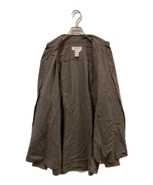 ERMENEGILDO ZEGNA（エルメネジルド・ゼニア）ERMENEGILDO ZEGNA (エルメネジルド・ゼニア) ボタンダウンシャツ グレー サイズ:Sの古着・服飾アイテム