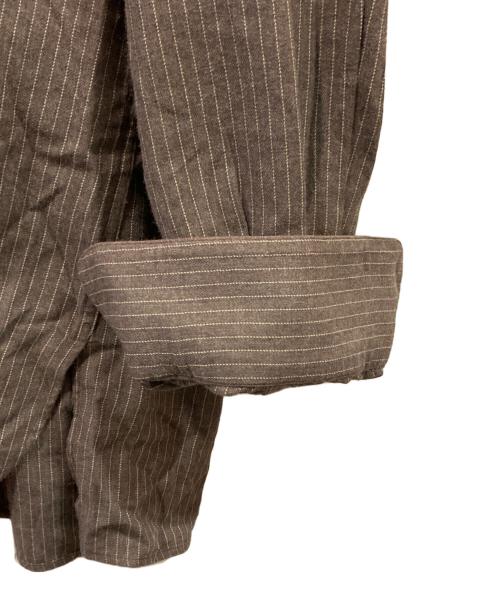 ERMENEGILDO ZEGNA（エルメネジルド・ゼニア）ERMENEGILDO ZEGNA (エルメネジルド・ゼニア) ボタンダウンシャツ グレー サイズ:Sの古着・服飾アイテム