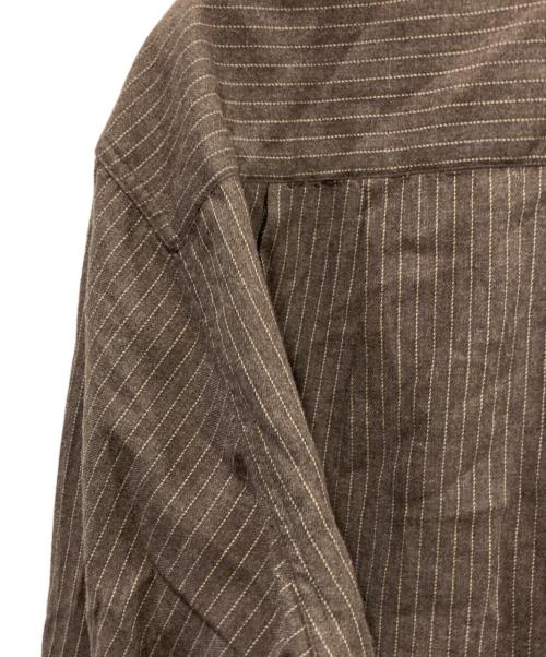 ERMENEGILDO ZEGNA（エルメネジルド・ゼニア）ERMENEGILDO ZEGNA (エルメネジルド・ゼニア) ボタンダウンシャツ グレー サイズ:Sの古着・服飾アイテム