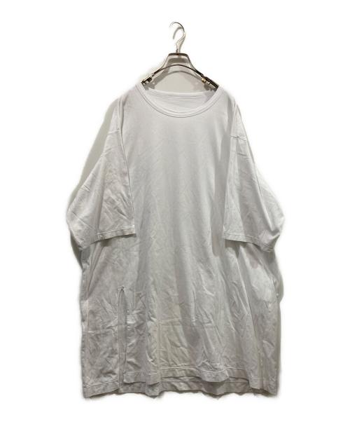 GROUND Y（グラウンドワイ）GROUND Y (グラウンドワイ) Jumbo Short Sleeve T ホワイト サイズ:3の古着・服飾アイテム