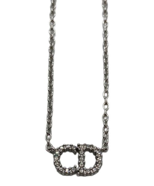 Christian Dior（クリスチャン ディオール）Christian Dior (クリスチャン ディオール) ロゴネックレス シルバーの古着・服飾アイテム