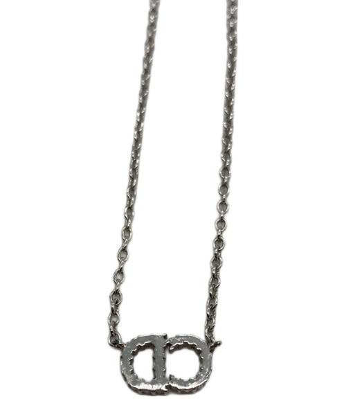 Christian Dior（クリスチャン ディオール）Christian Dior (クリスチャン ディオール) ロゴネックレス シルバーの古着・服飾アイテム