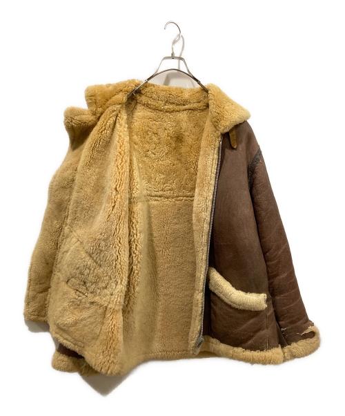 USED（ユーズド）USED (ユーズド) ムートンジャケット ブラウン サイズ:表記無しの古着・服飾アイテム