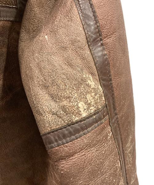USED（ユーズド）USED (ユーズド) ムートンジャケット ブラウン サイズ:表記無しの古着・服飾アイテム
