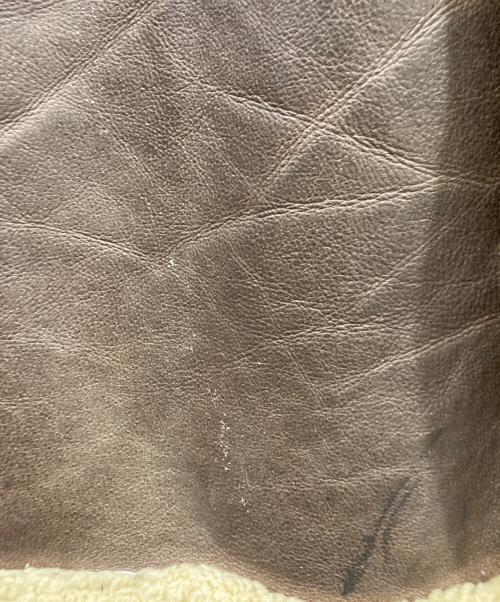 USED（ユーズド）USED (ユーズド) ムートンジャケット ブラウン サイズ:表記無しの古着・服飾アイテム