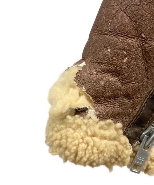 USED（ユーズド）USED (ユーズド) ムートンジャケット ブラウン サイズ:表記無しの古着・服飾アイテム