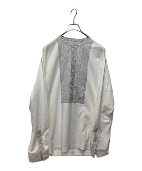 ensou.（エンソウ）ensou. (エンソウ) プルオーバーシャツ ホワイト サイズ:Ｌの古着・服飾アイテム