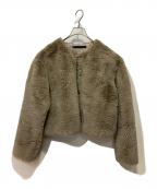 martiniqueマルティニーク）の古着「フェイクファージャケット」｜ベージュ