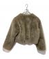 martinique (マルティニーク) フェイクファージャケット ベージュ サイズ:表記無し：10000円