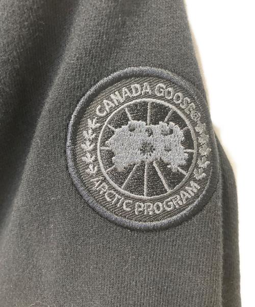 CANADA GOOSE（カナダグース）CANADA GOOSE (カナダグース) ヒューロン クルーネック ブラックレーベル/7400mb ブラック サイズ:Lの古着・服飾アイテム