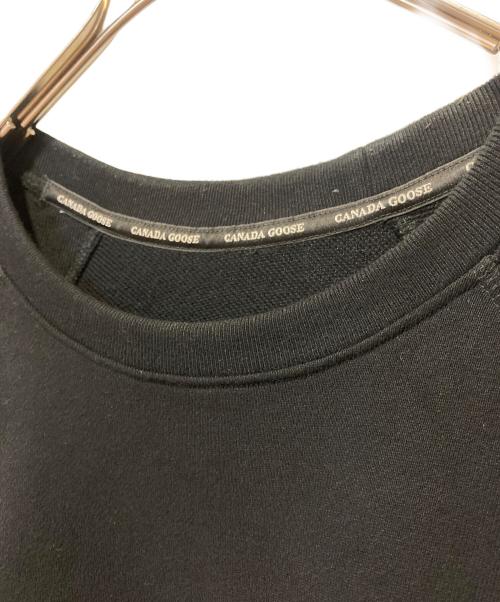 CANADA GOOSE（カナダグース）CANADA GOOSE (カナダグース) ヒューロン クルーネック ブラックレーベル/7400mb ブラック サイズ:Lの古着・服飾アイテム
