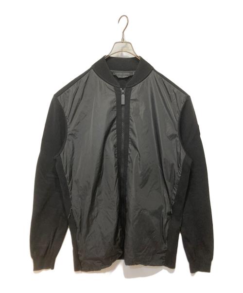CANADA GOOSE（カナダグース）CANADA GOOSE (カナダグース) ナイロン切替 ウィンドブリッジ ジップ セーター/6934m ブラック サイズ:2XLの古着・服飾アイテム