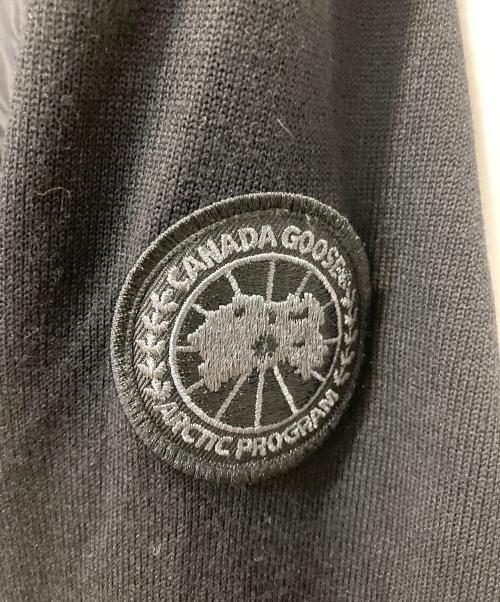 CANADA GOOSE（カナダグース）CANADA GOOSE (カナダグース) ナイロン切替 ウィンドブリッジ ジップ セーター/6934m ブラック サイズ:2XLの古着・服飾アイテム