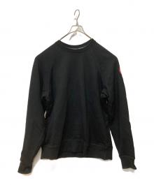 CANADA GOOSE（カナダグース）の古着「ヒューロン クルーネック/7400m」｜ブラック