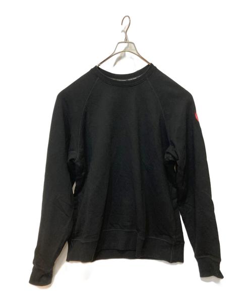 CANADA GOOSE（カナダグース）CANADA GOOSE (カナダグース) ヒューロン クルーネック/7400m ブラック サイズ:Lの古着・服飾アイテム