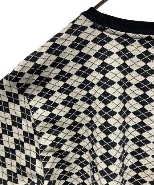 SUPREME（シュプリーム）SUPREME (シュプリーム) Diamond Jacquard S/S Top グレー サイズ:Sの古着・服飾アイテム