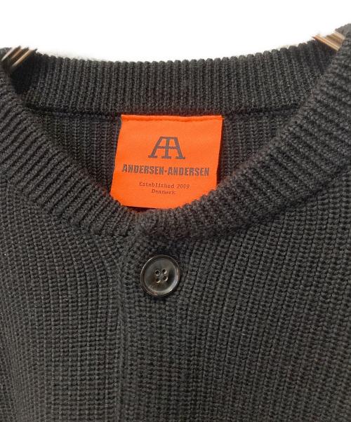 ANDERSEN-ANDERSEN（アンデルセン アンデルセン）Andersen-Andersen (アンデルセン アンデルセン) ウールカーディガン ブラック サイズ:ＸＳの古着・服飾アイテム