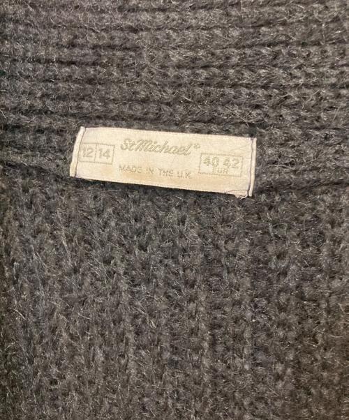 St Michael（セントミカエル）St Michael (セントミカエル) モヘアカーディガン ブラック サイズ:40の古着・服飾アイテム