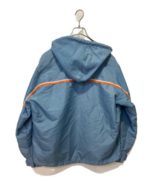 45R（フォーティファイブ・アール）45R (フォーティファイブ・アール) ナイロンの908フーディ ブルー サイズ:2の古着・服飾アイテム