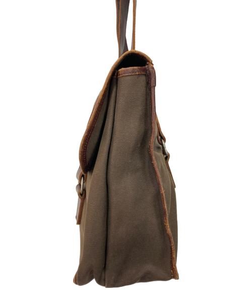 COMME des GARCONS HOMME（コムデギャルソン オム）COMME des GARCONS HOMME (コムデギャルソン オム) メッセンジャーショルダーバッグ ブラウンの古着・服飾アイテム