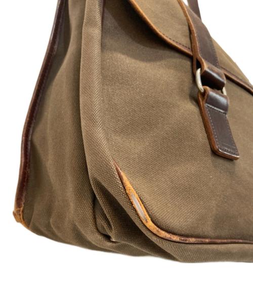 COMME des GARCONS HOMME（コムデギャルソン オム）COMME des GARCONS HOMME (コムデギャルソン オム) メッセンジャーショルダーバッグ ブラウンの古着・服飾アイテム