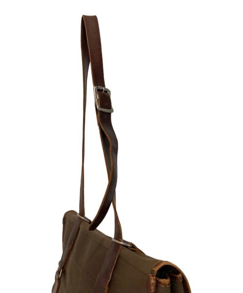 COMME des GARCONS HOMME（コムデギャルソン オム）COMME des GARCONS HOMME (コムデギャルソン オム) メッセンジャーショルダーバッグ ブラウンの古着・服飾アイテム