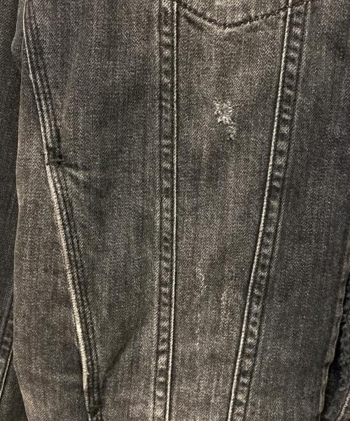 DIESEL（ディーゼル）DIESEL (ディーゼル) デニムランチジャケット ブラック サイズ:Ｌの古着・服飾アイテム