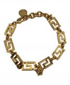 VERSACEヴェルサーチェ）の古着「グレカブレスレット」｜ゴールド