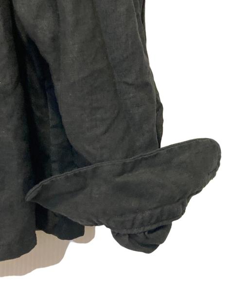 SCYE（サイ）SCYE (サイ) リネン ピンタックブラウス ブラック サイズ:38の古着・服飾アイテム
