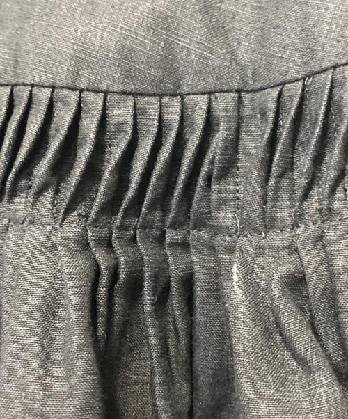 SCYE（サイ）SCYE (サイ) リネン ピンタックブラウス ブラック サイズ:38の古着・服飾アイテム