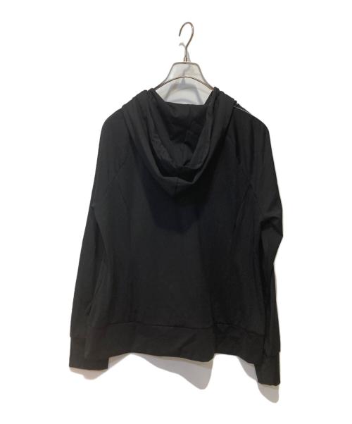 MICHAEL KORS（マイケル・コース）MICHAEL KORS (マイケル・コース) ロゴテープジップパーカー ブラック サイズ:Ｌの古着・服飾アイテム