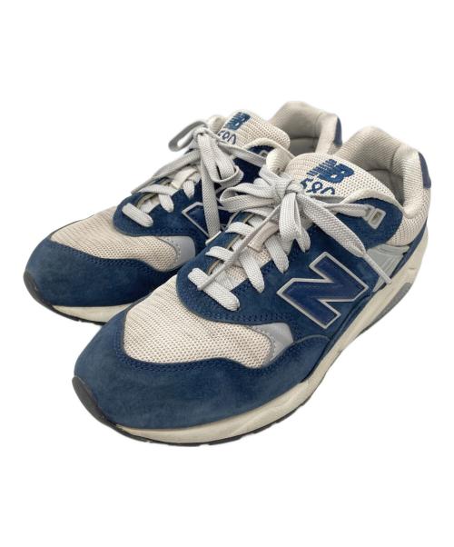 NEW BALANCE（ニューバランス）NEW BALANCE (ニューバランス) 580 ローカットスニーカー グレー×ネイビー サイズ:26の古着・服飾アイテム